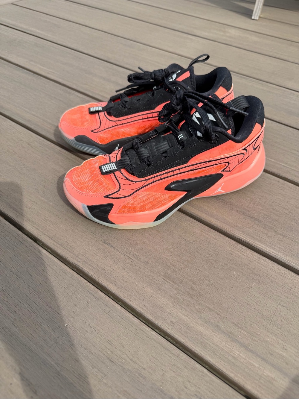 Nike Air Jordan Luka 2 GS boys size 6.5Y Bright Mango Basketball Shoes sneakers